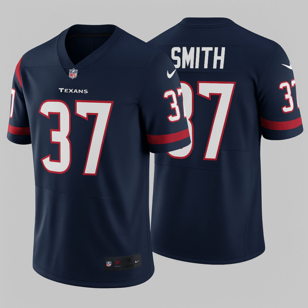 Custom Pro-Style Jaylin Smith #37 Houston Texans Game Jersey