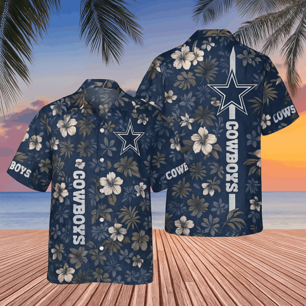 Dallas Cowboys Tropical Hawaiian Shirt – Island Game Day Style