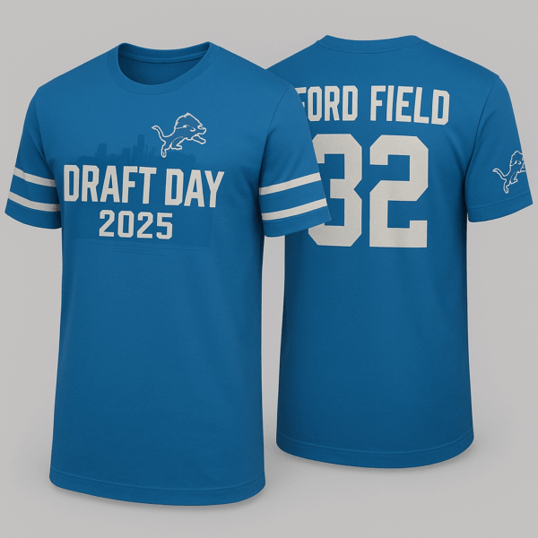 Detroit Lions Draft Day 2025 Tee