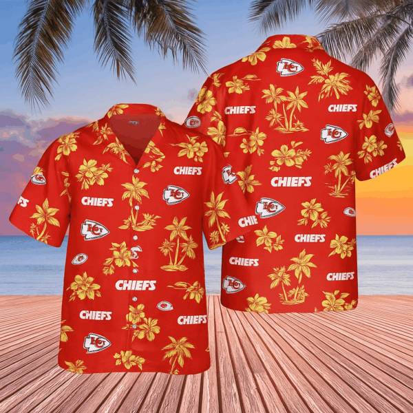 Reyn Spooner KC Chiefs Kekai Hawaiian Shirt – Men’s Red Button-Up